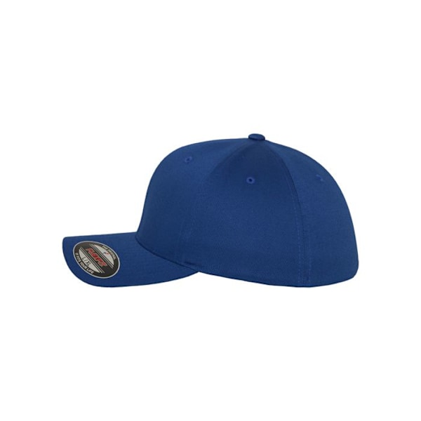 Casquette - Flexfit - Wooly Combed - Blå Royal - Unisex - Sportkläder kungsblå S / M