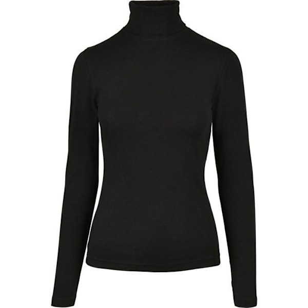 Naisten Urban Classics perus-poolopaita (isot koot) Svart XXXXL