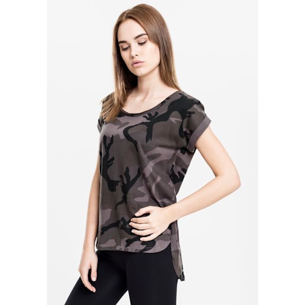 Naisten T-paita - Urban Classic - ba muoto - Väri musta - Loose malli - Lyhyet hihat svart XL