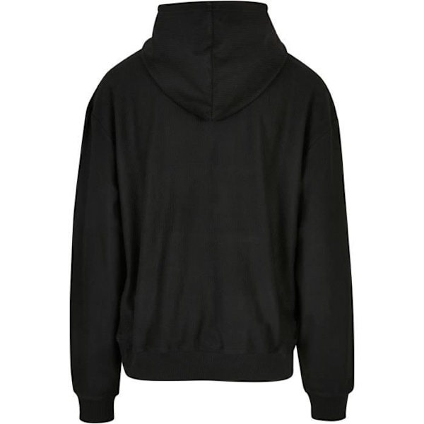 Urban Classics Rib Terry Boxy Hoodie - sort - S Svart S
