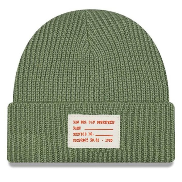 Bonnet New Era Ullmix Kort Manschett - NE/1/BON/WOL/MIX/569859 Kaki