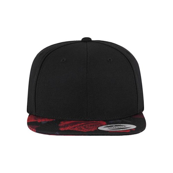 Snapback Kasket - Flexfit - ROSES - Sort / Grå - 6 Paneler - One Size svart grå