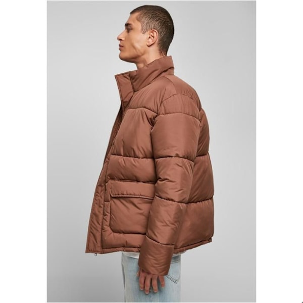 Kort dunjakke - Urban Classics - GT - Brun - Polyester - Mand kastanj XXXXXL