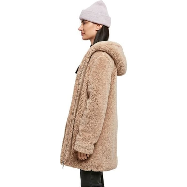 Urban Classics Sherpa Huvfleece för kvinnor - Taupe Brun - 4XL Taupe brun XXXL