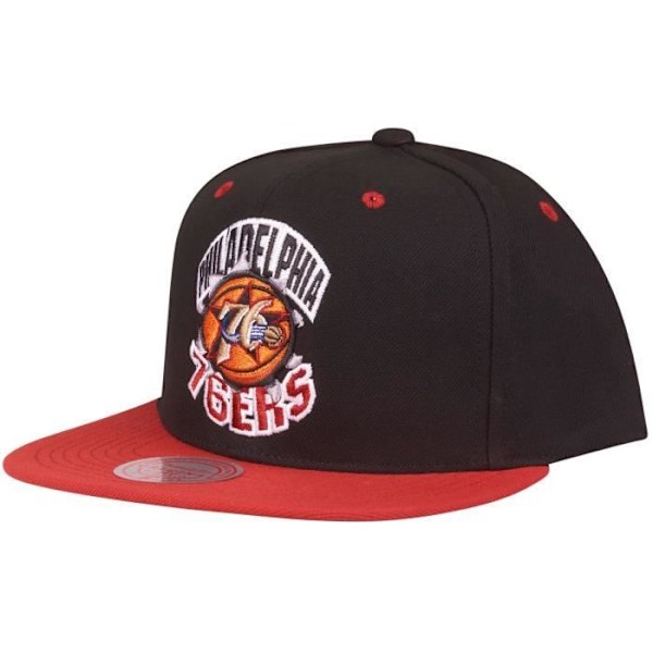 Snapback keps BREAKTHROUGH Philadelphia 76ers - MITCHELL & NESS - Herr - Vit/Svart - Vår/Sommar Svart