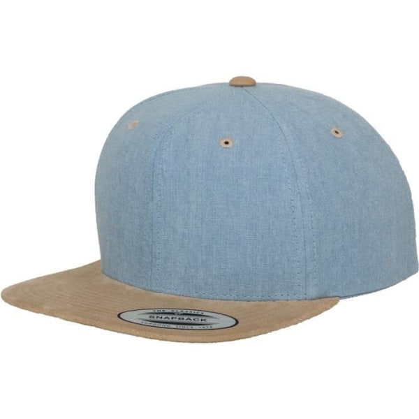 Snapback-lippis - Flexfit - CHAMBRAY SUEDE - 6 paneelia - Yksi koko - Unisex