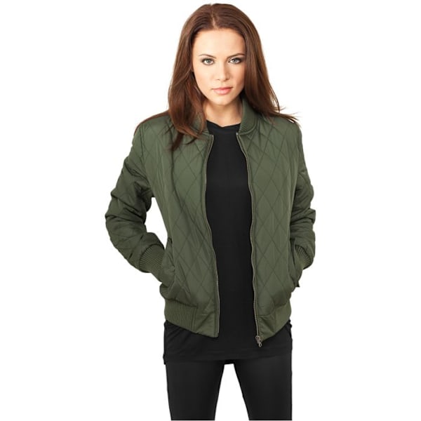 Parka dam - Urban Classic - Diamond nylon - 100% polyester - Maskintvätt - Lång ärm oliv S
