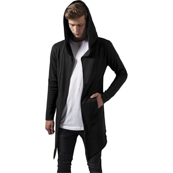Lång kofta med öppen kant - Urban Classics - Charcoal Grå XXXL