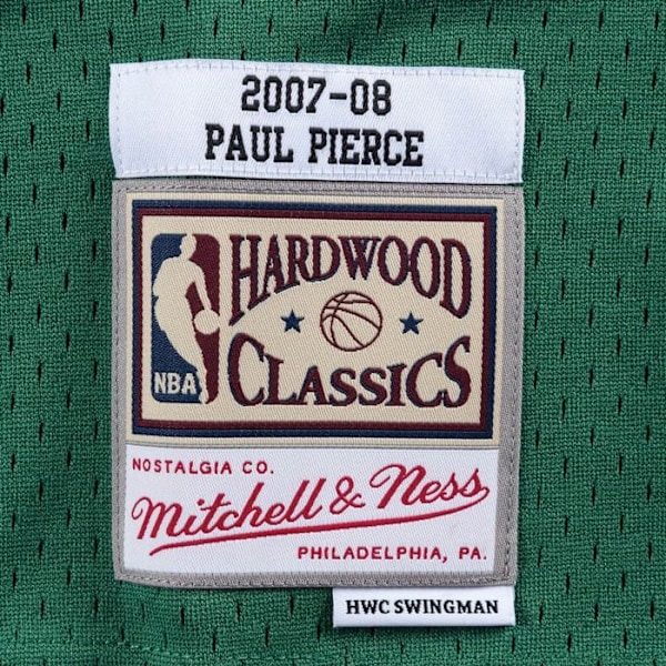 Maillot NBA - Mitchell & Ness - Paul Pierce - Boston Celtics 2007-08 - Grön - Storlek M/L Flerfärgad XL