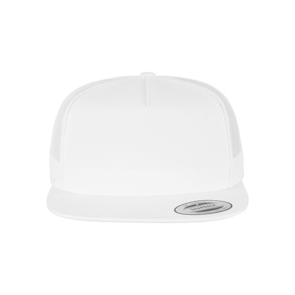 Casquette Trucker 5-Panels - Flexfit - Vit - One size - Casual - Hög tryckkvalitet Vit