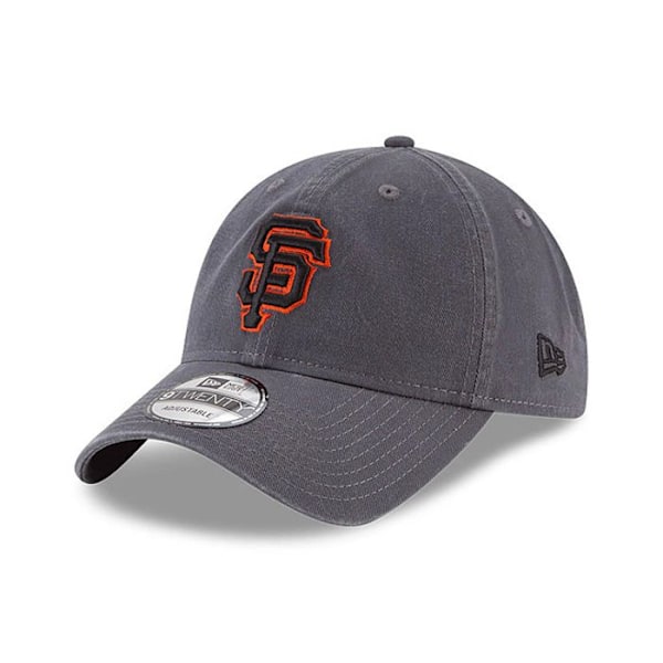 Basebollkeps - New Era - Giants MLB Core Classic 2 0 - Grå grafit - Unisex - Sommar grafitgrå Unik storlek