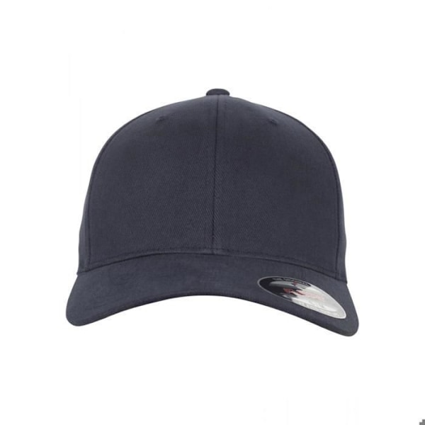 Flexfit Miesten Lippikset / Flex Fitted Twill Harjattu Lippis Blå L/XL