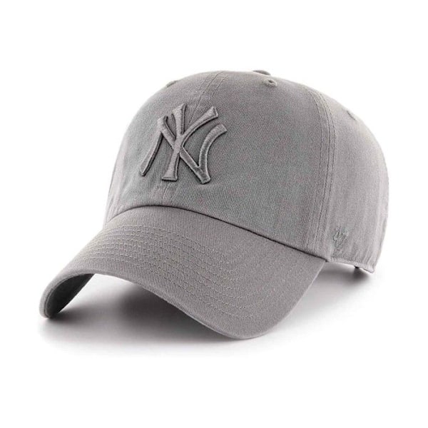 Kasket - 47 Brand - CLEAN UP NY Yankees - Justerbar - 100% bomuld - Afslappet Träkol