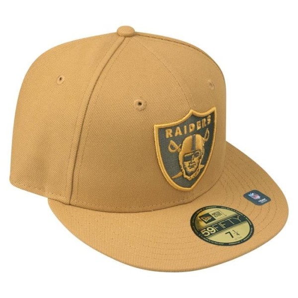 New Era 59Fifty keps - Las Vegas Raiders - Panama Tan - Brun - Vit - Herr - Sportkläder Brun 8