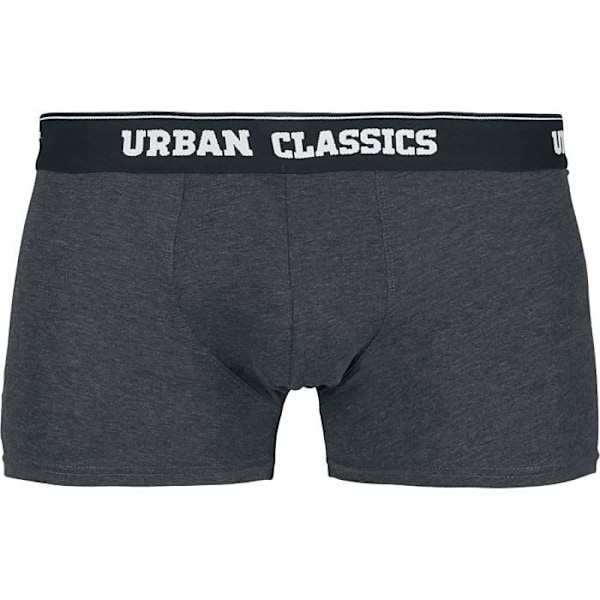 Boxerit - URBAN CLASSICS - 3 kappaletta - Valkoinen, Musta, Harmaa - Puuvilla 95% - Elastaania 5% vit/svart/grå S
