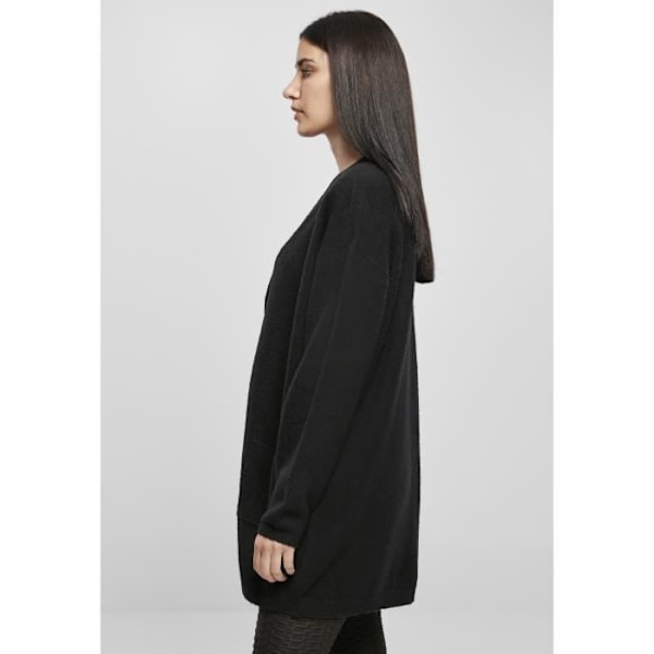 Cardigan til kvinder Urban Classics Chunky Fluffy Knit - sort - XL Svart