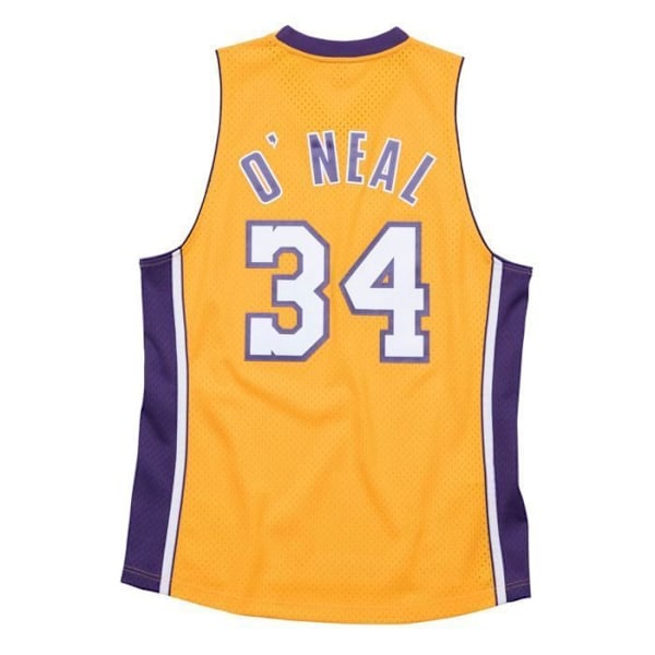 Maillot NBA - Mitchell & Ness - Shaquille O'Neal - Los Angeles Lakers - Gul - Storlek M/L Svart jag