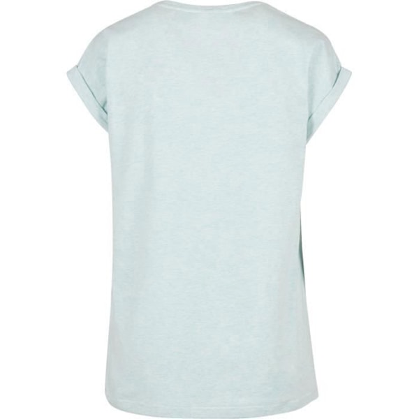 T-paita naisille - Urban Classics - Melange - Pyöreä kaula-aukko - Lyhyet hihat - 3XL Ljusblå XXXXL