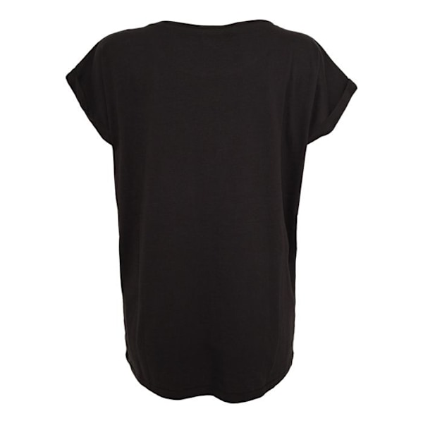 T-shirt för kvinnor - Urban Classic - Förlängd - Svart - Långa ärmar - 100% bomull svart M