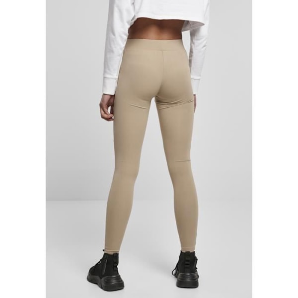 Urban Classics Tech Mesh leggings för kvinnor - Brun - S - Transparenta Mesh-inlägg - Bekväm och andas kastanj S