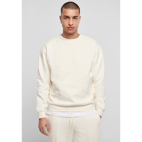 Sweatshirt - URBAN CLASSICS - Crewneck - Vit - Långa ärmar - Unisex Vit XXXL