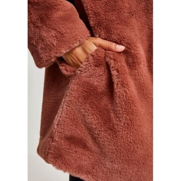 TEDDY COAT - Vaaleanpunainen - Takki Lyserød M