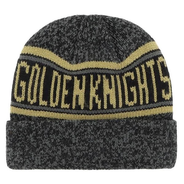 Neulepipo 47 Brand - McKoy Vegas Golden Knights - Aikuinen Mies - Musta ja kultainen svart och guld