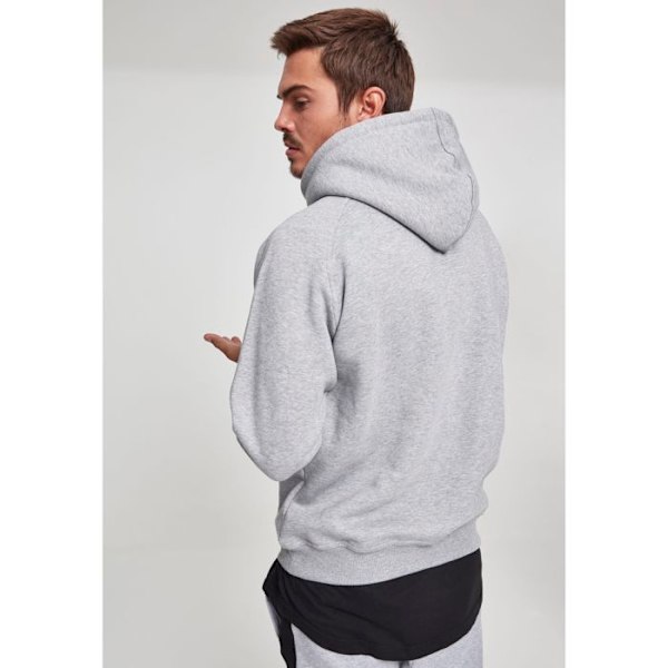Hætte sweatshirt - URBAN CLASSICS - Store størrelser - Grå - Lange ærmer - Unisex grå XXXXL