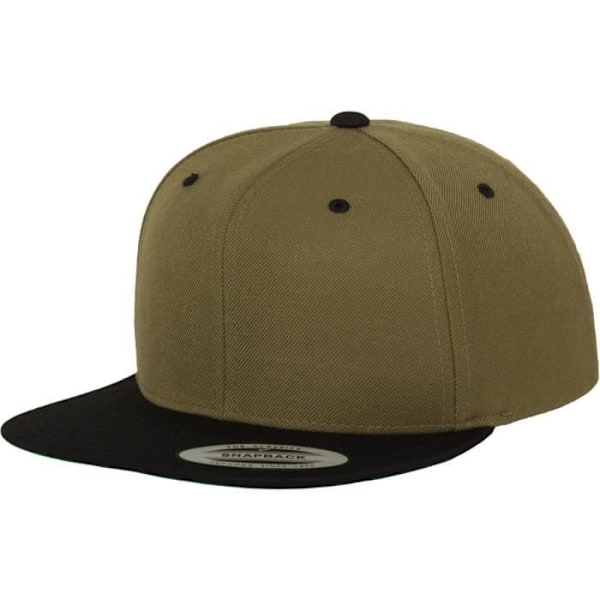 Flexfit Classic 2-Tone Snapback Cap - oliv / svart