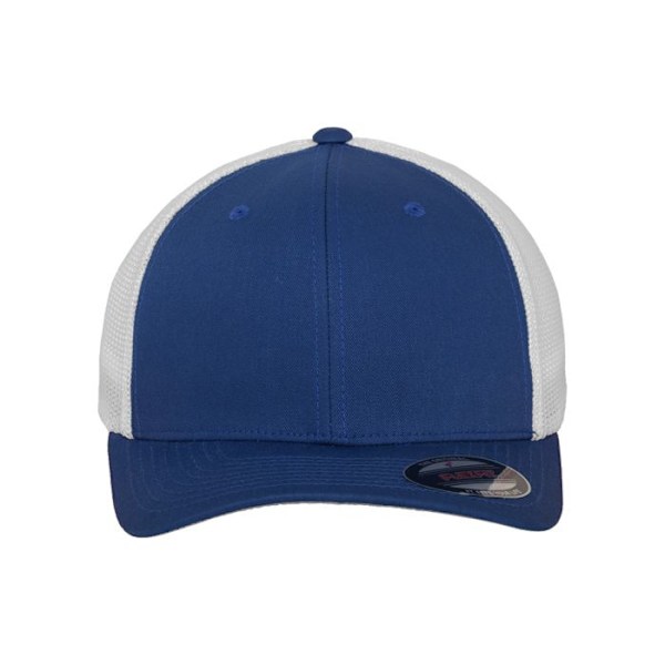 Casquette - Flexfit - 2-tone - Polyester mesh - Comfortfit design - 6 paneler röd vit S / M