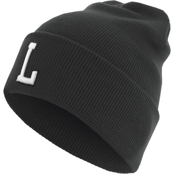Hatte - Urban Classics - BREV L - Sort - 100% akryl - Vinter svart