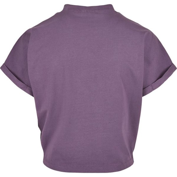 Naisten T-paita - Urban Classics - Leikattu - Violetti - 100% puuvillaa - Lyhyet hihat lila jag