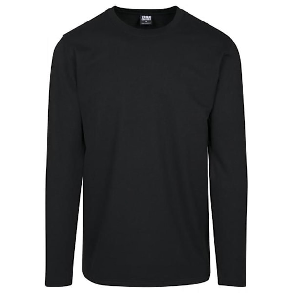 T-paita suuria kokoja Urban Classic stretch terry pitkähihainen sort XXXL