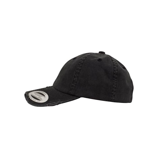Snapback-keps - Flexfit - Lågprofil Förstörd - 100% bomull - Färg Vit - Avslappnad stil Vit 0