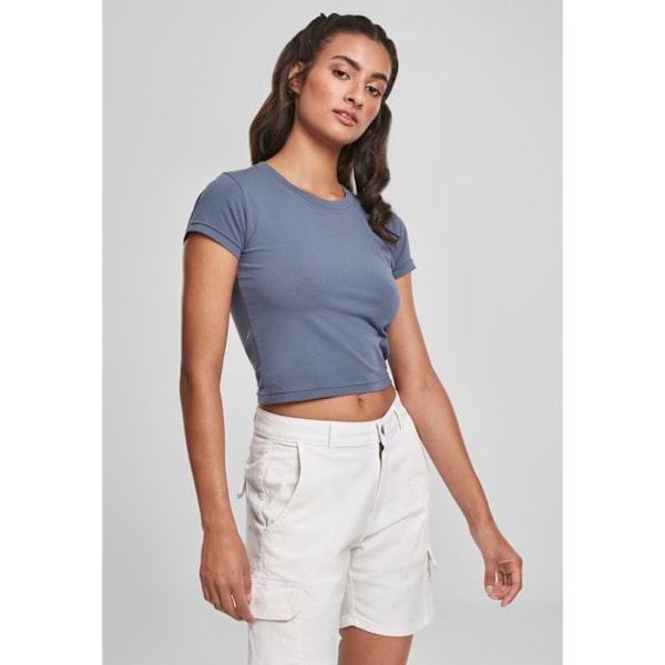 T-shirt dame - Urban Classic - Stretch - Sort - Korte ærmer - Loose fit svart XS
