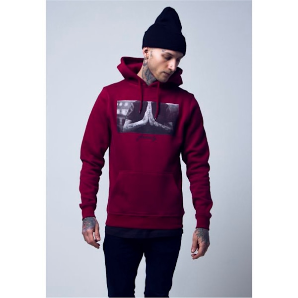 Huppari - Mister Tee - pray - Vaalea punainen - Pitkät hihat - Unisex ljusröd jag