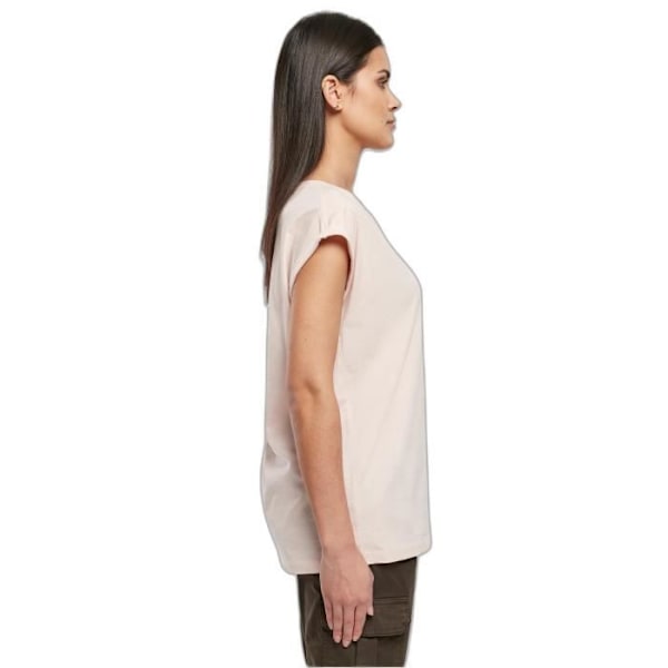 Urban Classics Organic GT Drop Shoulder T-shirt dam - Rosa - 2XL Rosa XXXL