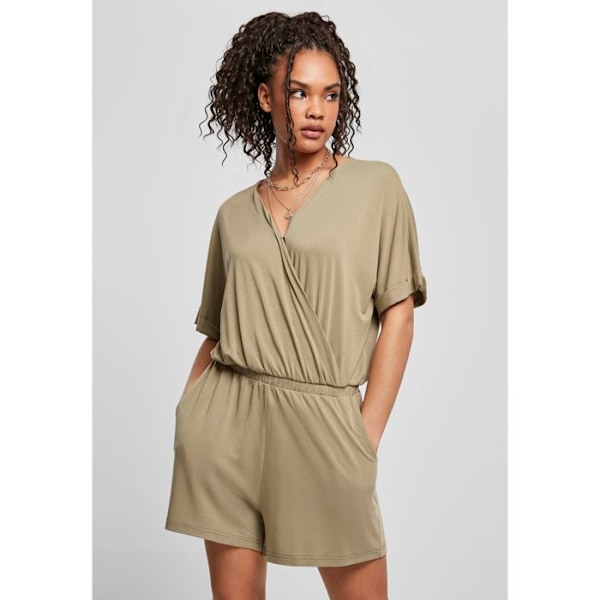 Combishort dame - Urban Classics - Modal - Oliven grøn - Store størrelser - Behagelig grön khaki XXXXXL