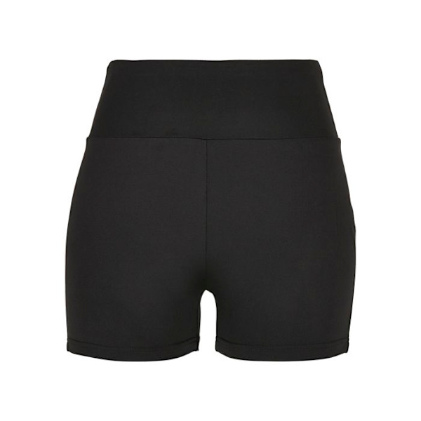 Korkeavyötäröiset naisten shortsit Urban Classics (Iso koko) svart XXXXXL
