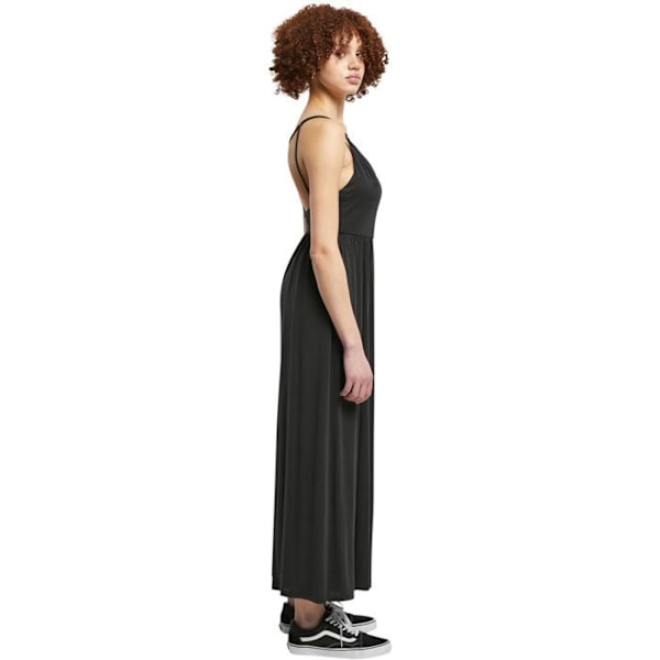Urban Classics Damer - MODAL Spaghetti Jumpsuit Svart XXL