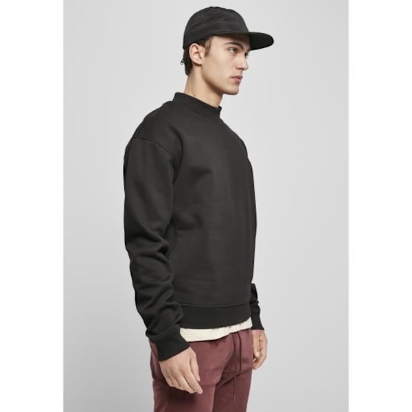 Sweatshirt Urban Classics mock neck crew (GT) - sort - 5XL sort XXXXXL