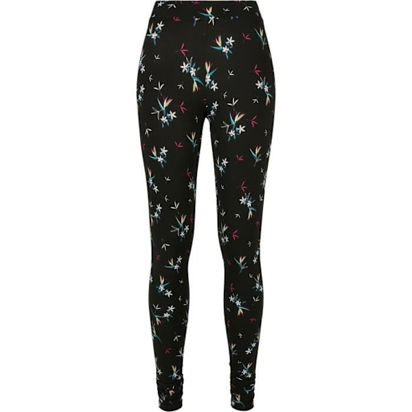 Naisten leggingit Urban Classics Soft AOP - musta/valkoinen/vaaleanpunainen/sininen - L Sort/hvid/lyserød/blå S