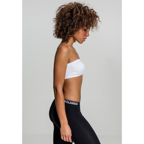 Bandeau för kvinnor - Urban Classic - Vit - Stödjande modell - Idealisk under linnen - Mikrofiber Vit XL