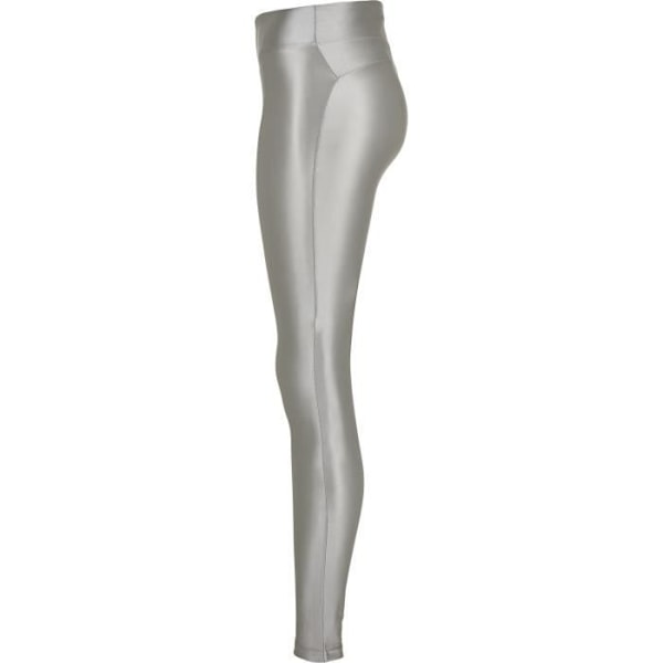 Urban Classics Leggings Metallic Korkea Vyötärö Kiiltävä Naiset Leggings väri hopea Silverfärg S