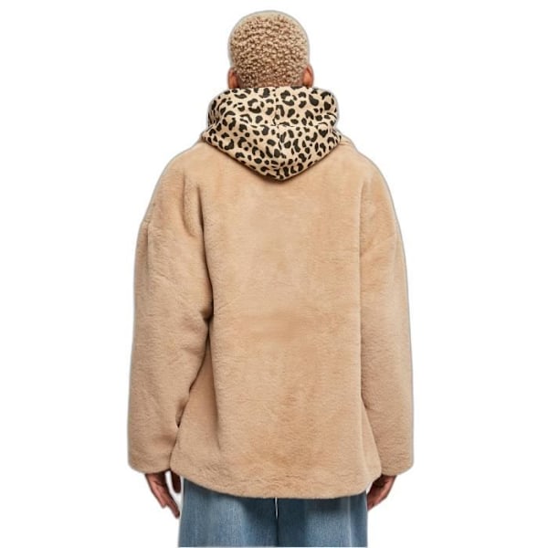 Naisten takki Urban Classics Lapel Teddy - beige - S Beige S