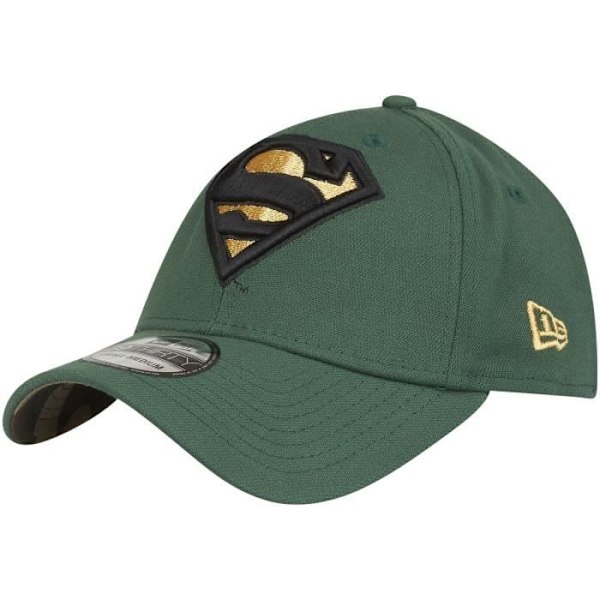 Casquette stretch New Era 39Thirty - SUPERMAN cilantro / camo - Mand Oliv S / M