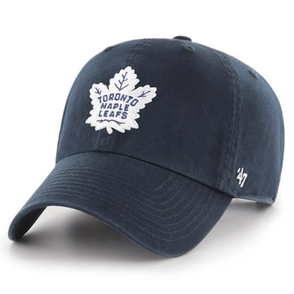 Justerbar keps - 47 Brand - CLEAN UP - Toronto Maple Leafs - 100% bomull - Mörkblå Marin