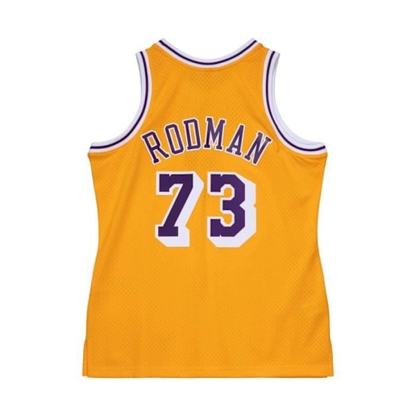 Maillot - Los Angeles Lakers - Dennis Rodman - 1998 - 100% Polyester - Utan ärm Gul XL