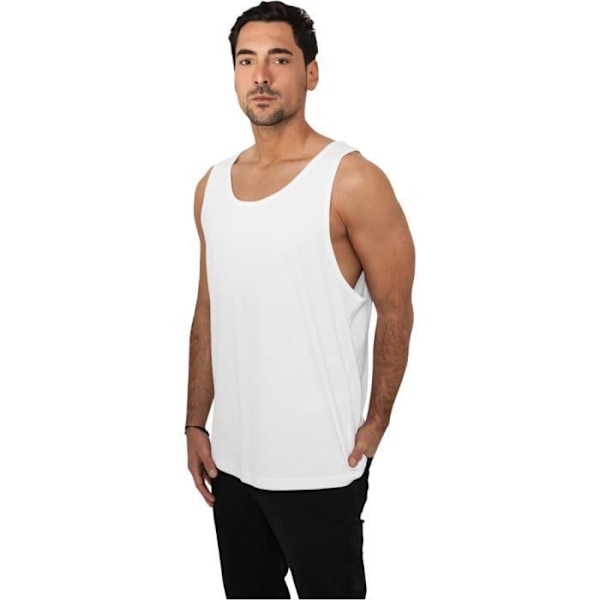 Topp - Urban Classics - JERSEY BIG - Vit - Stor - 100% Bomull - jag