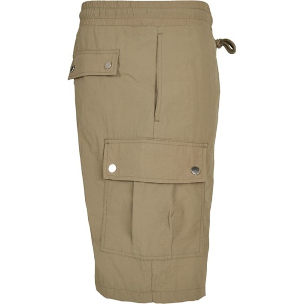 Lyhyet kaupunkiklassiset nyloncargo-housut grön khaki S